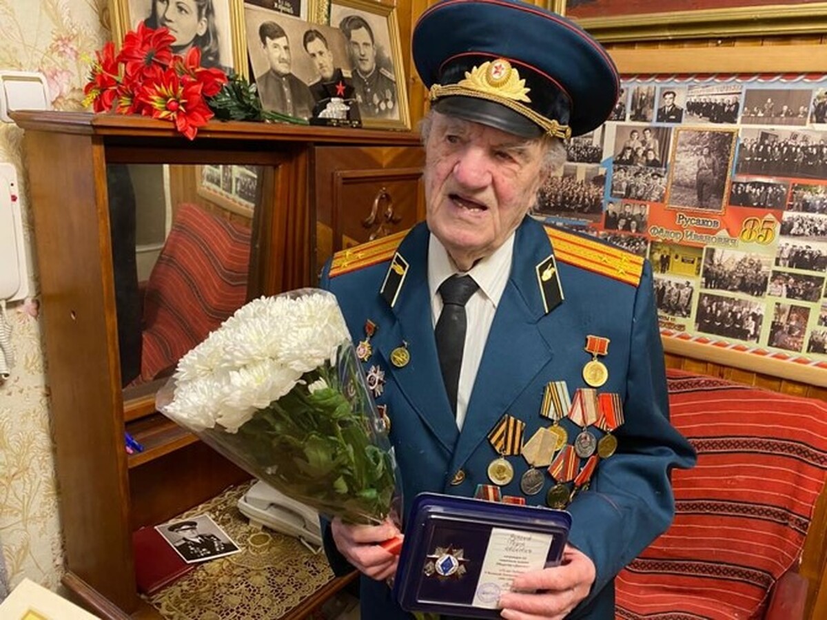 Ветеран ВОВ Федор Русаков 101 год